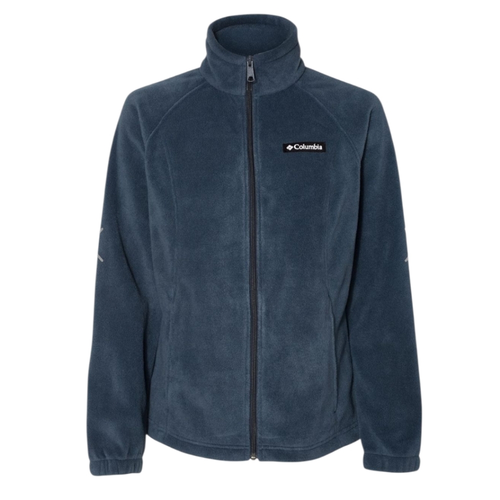 Colombia || Blue Full Zip Cozy Fleece Jacket XL